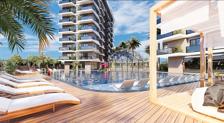 New investment project in the center of Alanya