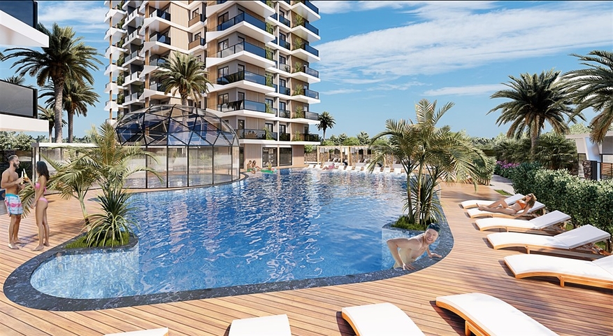 New investment project in the center of Alanya