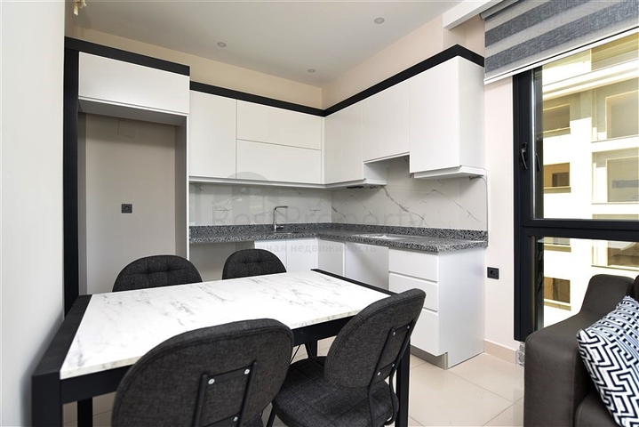 1+1 apartment 200 m from the beach in Kargicak district 