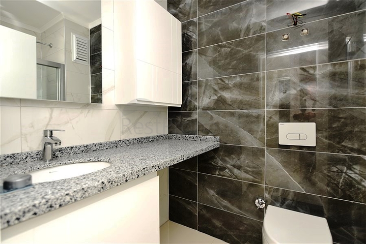 1+1 apartment 200 m from the beach in Kargicak district 