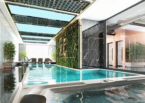 Hotel infrastructure complex in the picturesque Avsallar area