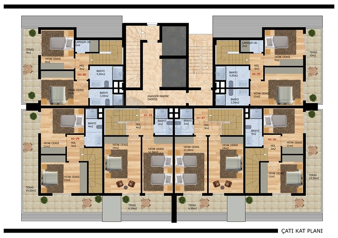 A new investment project in the heart of Mahmutlar