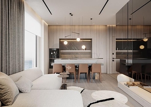 Apartments in a premium complex on the Mediterranean coast 