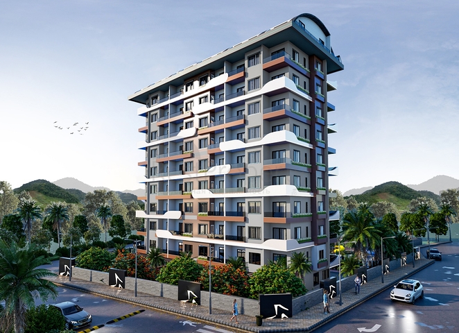 A complex with year-round infrastructure in the green area of Demirtas