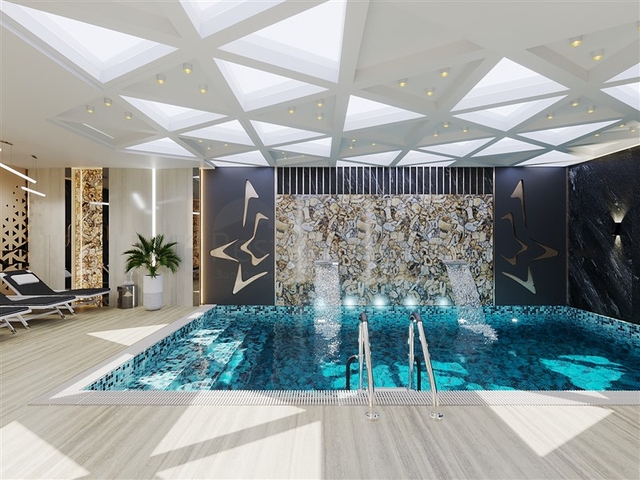 A complex with year-round infrastructure in the green area of Demirtas