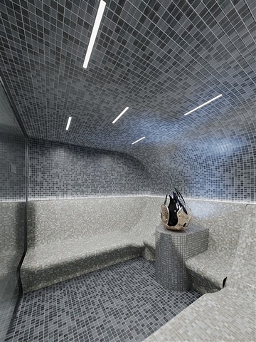 A complex with year-round infrastructure in the green area of Demirtas