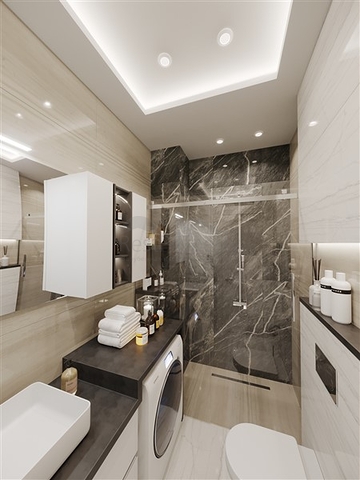 A complex with year-round infrastructure in the green area of Demirtas