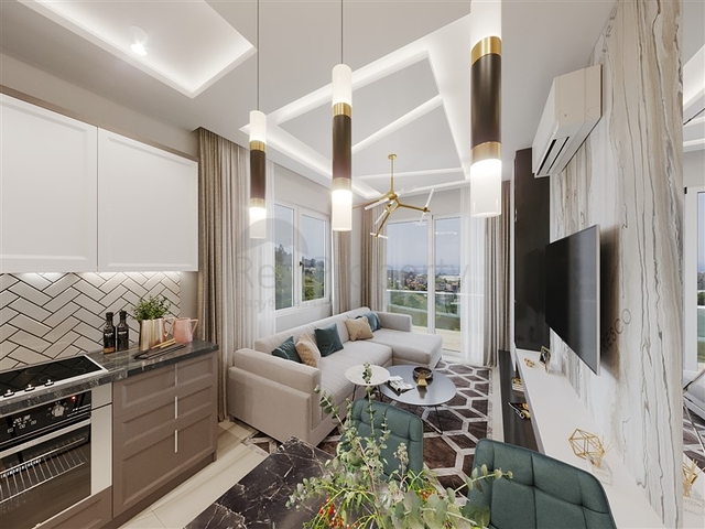 A complex with year-round infrastructure in the green area of Demirtas