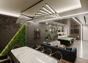 A complex with year-round infrastructure in the green area of Demirtas