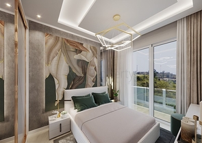 A complex with year-round infrastructure in the green area of Demirtas