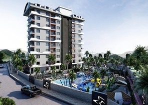 A complex with year-round infrastructure in the green area of Demirtas