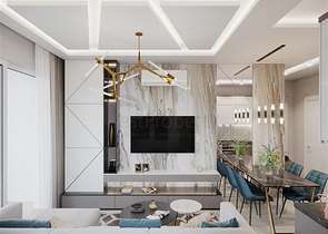 A complex with year-round infrastructure in the green area of Demirtas