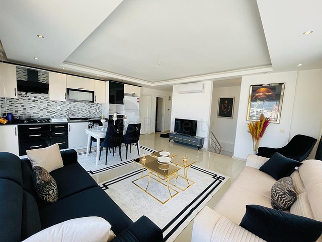 Sea View - 3 bedroom duplex - newly furnished - In Mahmutlar / Alanya 