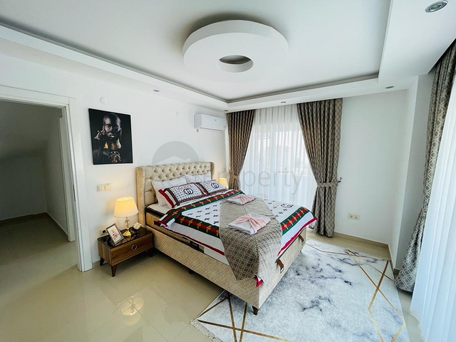 Sea View - 3 bedroom duplex - newly furnished - In Mahmutlar / Alanya 