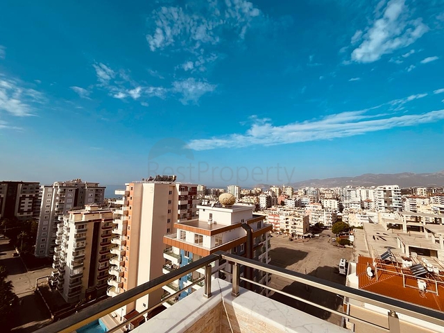 Sea View - 3 bedroom duplex - newly furnished - In Mahmutlar / Alanya 