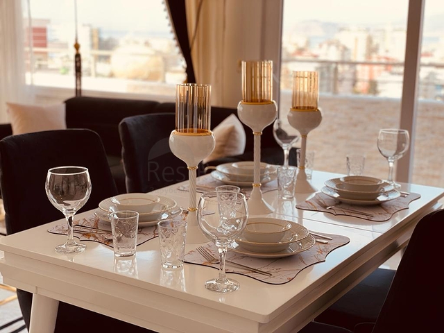 Sea View - 3 bedroom duplex - newly furnished - In Mahmutlar / Alanya 