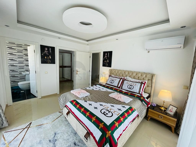 Sea View - 3 bedroom duplex - newly furnished - In Mahmutlar / Alanya 