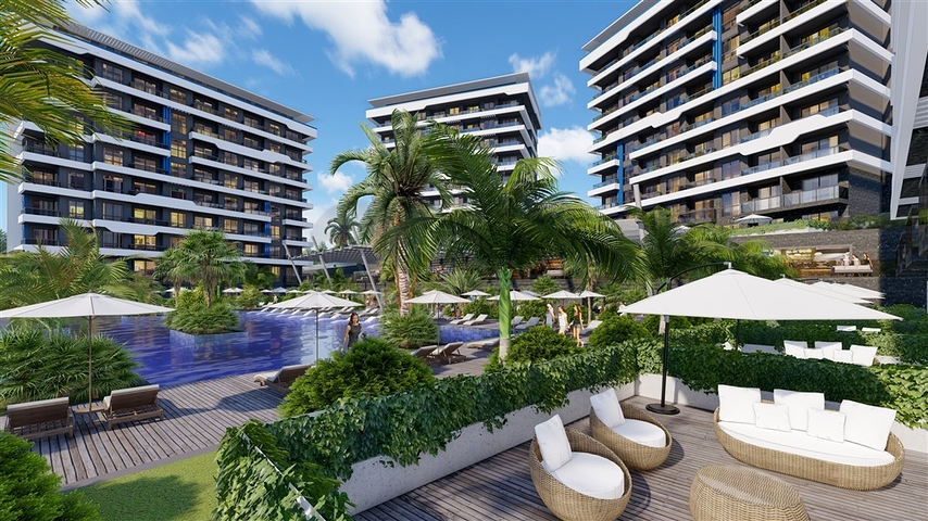 Luxury life style - flexible payments plan - new project in Okurcalar / Alanya  