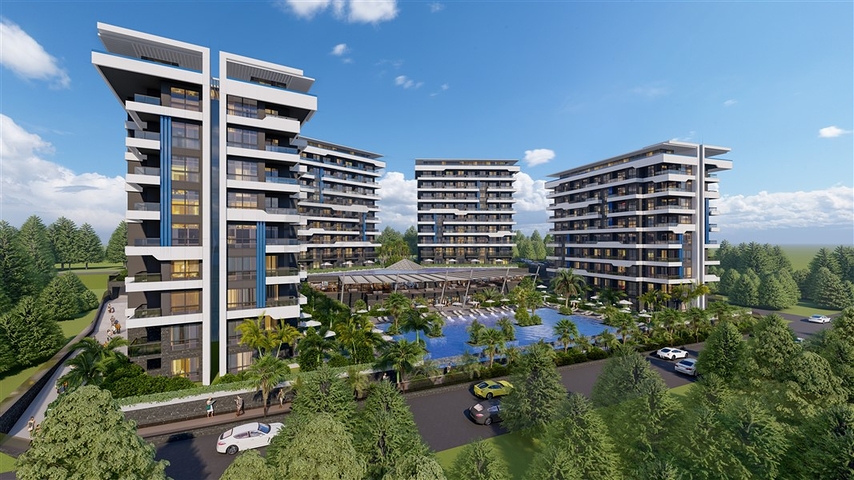 Luxury life style - flexible payments plan - new project in Okurcalar / Alanya  