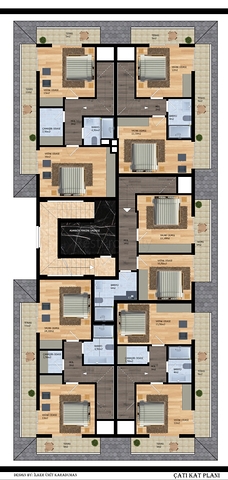 Residential complex in Mahmutlar district