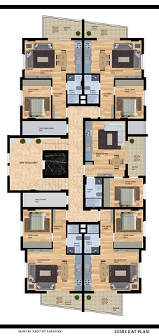 Residential complex in Mahmutlar district