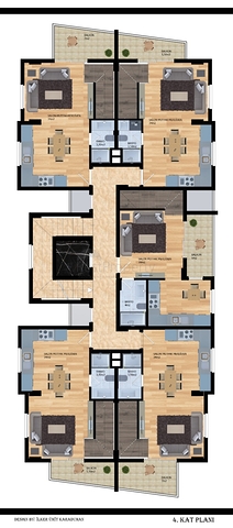 Residential complex in Mahmutlar district