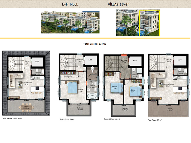 Luxury life style - Under construction project - Kestel / Alanya 