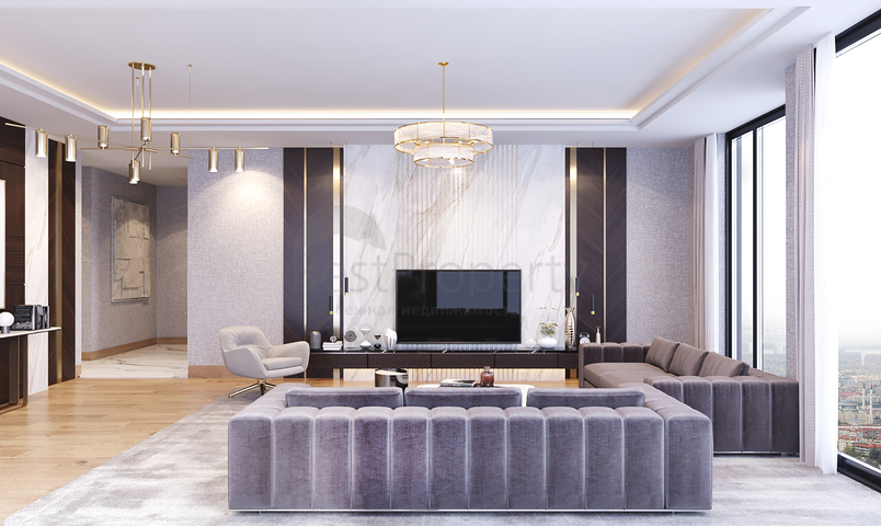 A project from a foundation pit with an ideal transport interchange