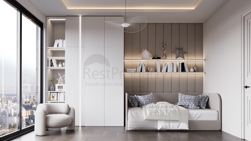 A project from a foundation pit with an ideal transport interchange