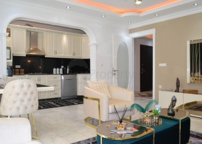 2+1 apartment with sea view in Mahmutlar district