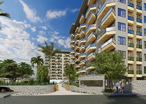 1+1 apartment in a newly built building in Avsallar district