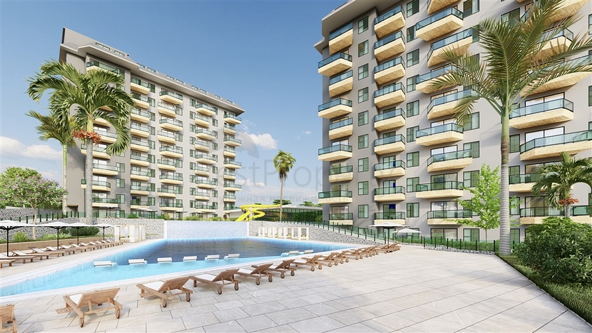 1+1 apartment in a complex with rich infrastructure