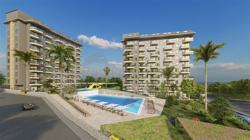 1+1 apartment in a complex with rich infrastructure