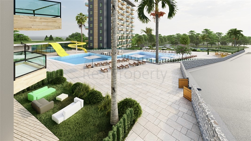 1+1 apartment in a complex with rich infrastructure