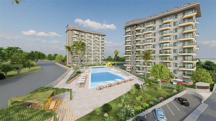 1+1 apartment in a complex with rich infrastructure