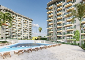 1+1 apartment in a complex with rich infrastructure