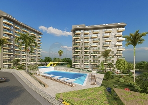 1+1 apartment in a complex with rich infrastructure