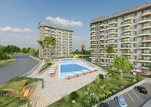 1+1 apartment in a complex with rich infrastructure