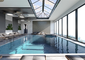 One-bedroom apartment with panoramic mountain views in the Mahmutlar area