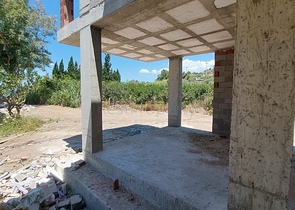 Attractive villas surrounded by lush nature