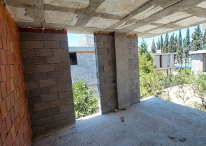 Attractive villas surrounded by lush nature