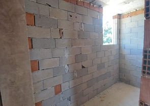 Attractive villas surrounded by lush nature