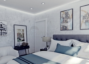 Attractive villas surrounded by lush nature