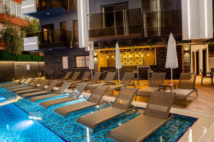 Stylish 1+1 apartment in Cleopatra beach area