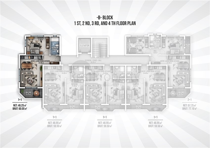 An investment project 400m from the sea in the Okurjalar area