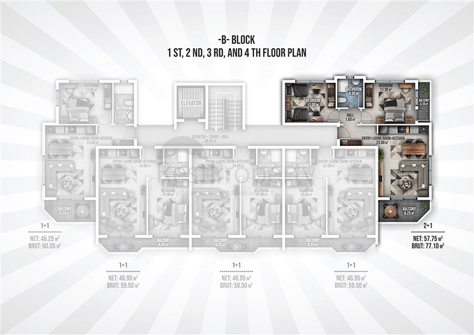 An investment project 400m from the sea in the Okurjalar area
