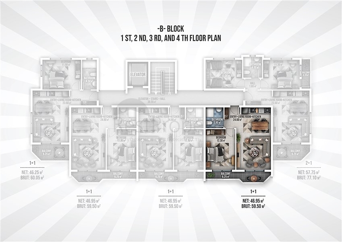 An investment project 400m from the sea in the Okurjalar area