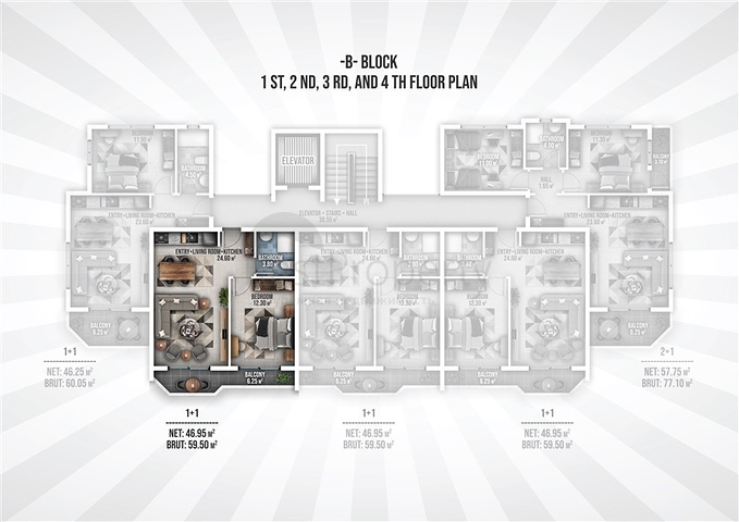 An investment project 400m from the sea in the Okurjalar area