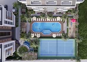 An investment project 400m from the sea in the Okurjalar area