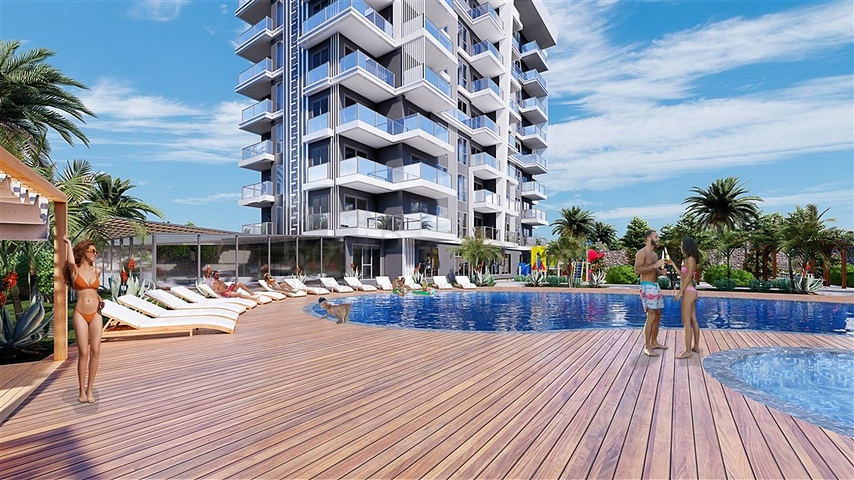 Sea View - Under construction project - In Payallar / Alanya  